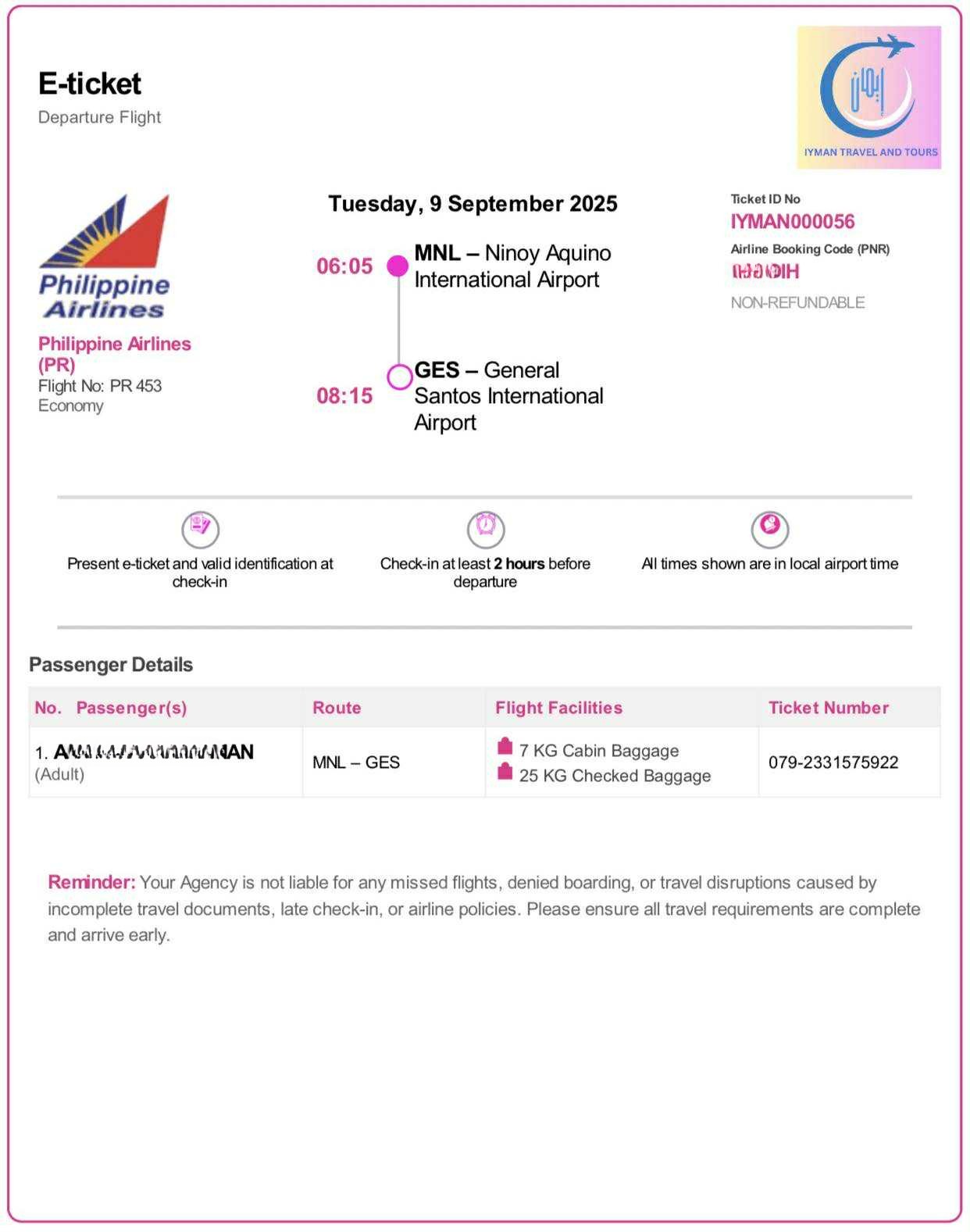 Booking Proof 2